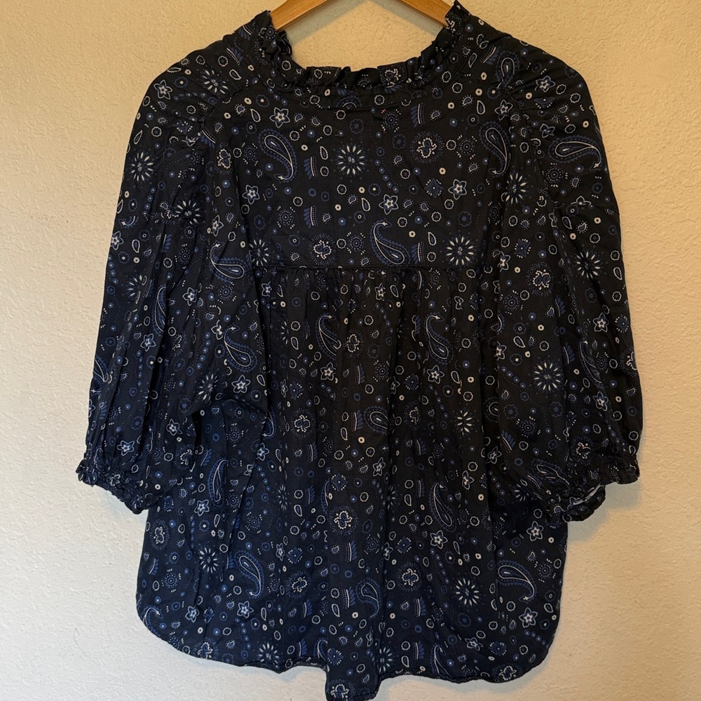Perfect like new Xirena Cam paisley top large - Picture 10 of 10